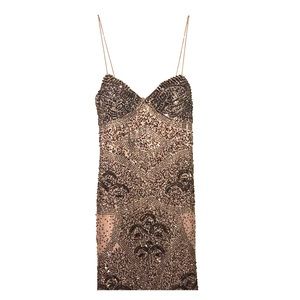Aidan Mattox beaded cocktail dress